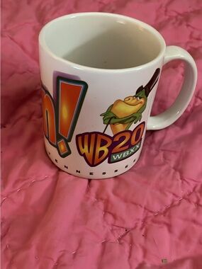 WB20 Cartoon Logo White Coffee Mug MJ frog